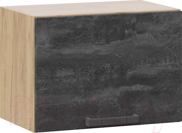 Изображение товара Шкаф навесной для кухни ТриЯ Детройт 1В5Г (дуб крафт золотой/угольный камень)