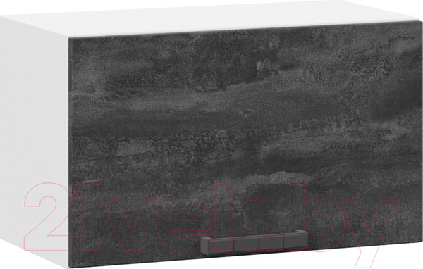 Изображение товара Шкаф навесной для кухни ТриЯ Детройт 1В6Г (белый/угольный камень)