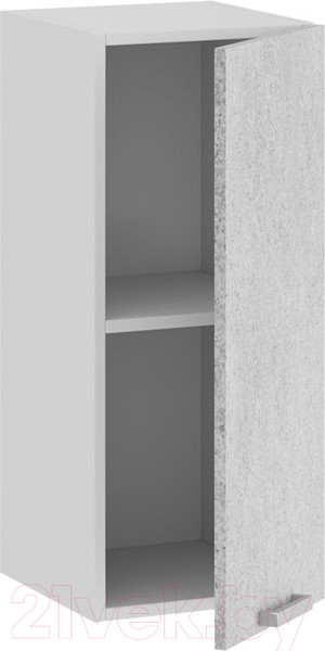 Изображение товара Шкаф навесной для кухни ТриЯ Гранита 1В3 (белый/бетон снежный)