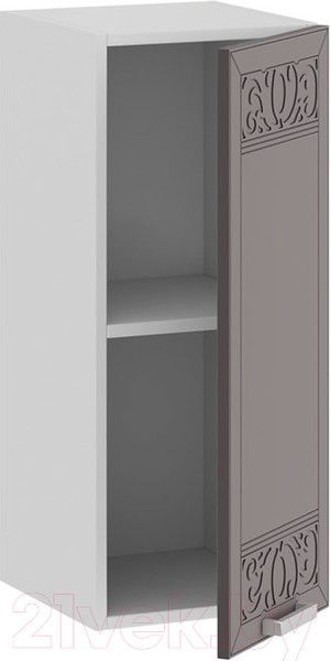 Изображение товара Шкаф навесной для кухни ТриЯ Долорес 1В3 (белый/муссон)