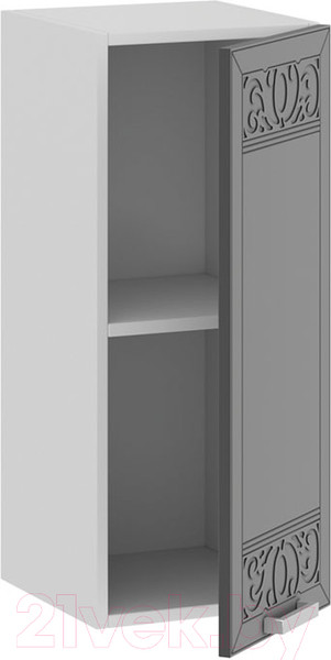 Изображение товара Шкаф навесной для кухни ТриЯ Долорес 1В3 (белый/титан)