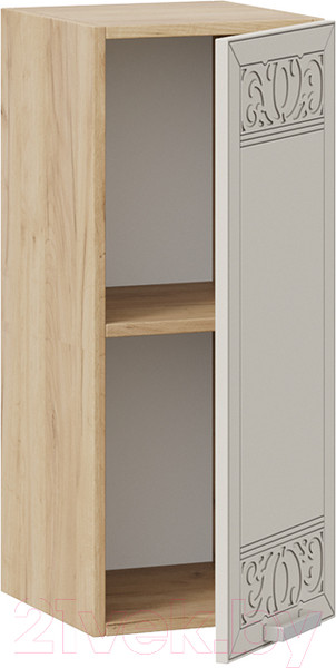 Изображение товара Шкаф навесной для кухни ТриЯ Долорес 1В3 (дуб крафт золотой/крем)