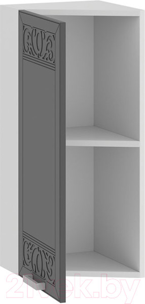 Изображение товара Шкаф навесной для кухни ТриЯ Долорес 1В3Т (белый/титан)