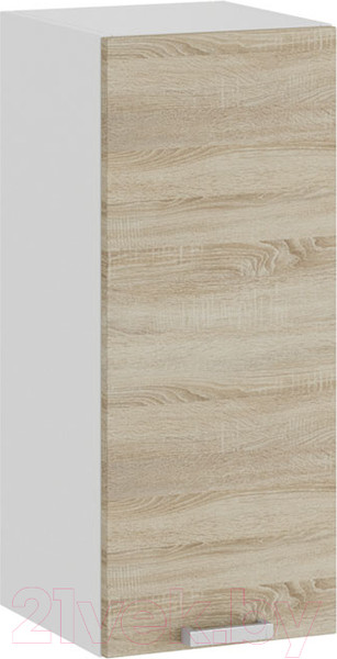 Изображение товара Шкаф навесной для кухни ТриЯ Гранита 1В3 (белый/дуб сонома)