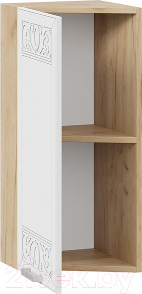 Изображение товара Шкаф навесной для кухни ТриЯ Долорес 1В3Т (дуб крафт золотой/сноу)