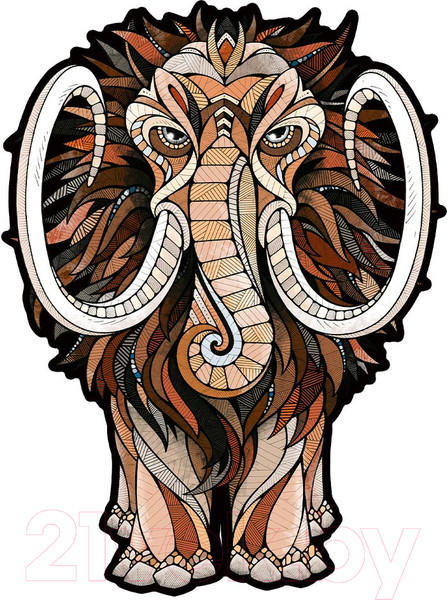 Изображение товара Пазл EWA Мастодонт (M, картонная упаковка)