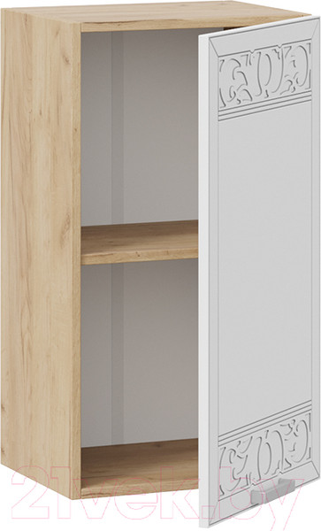 Изображение товара Шкаф навесной для кухни ТриЯ Долорес 1В4 (дуб крафт золотой/сноу)