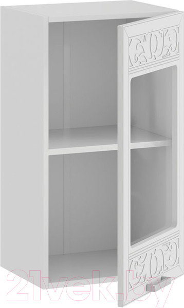 Изображение товара Шкаф навесной для кухни ТриЯ Долорес 1В4С (белый/сноу)