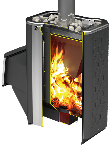 Изображение товара Печь-каменка Теплодар Сахара-24 ЛК (2.0) / ПБ1.64.000.00