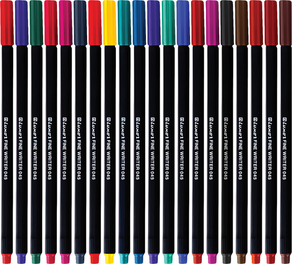 Изображение товара Набор лайнеров Luxor Writer 045 / 15300/20JAR (20цв)