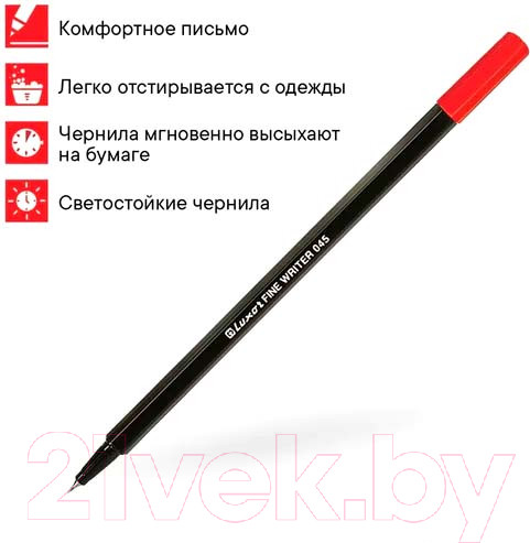 Изображение товара Набор лайнеров Luxor Mini Fine Writer 045 / 15300M/20JAR (20цв)