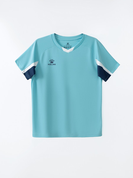 Изображение товара Футбольная форма Kelme Short-Sleeved Football Suit / 8251ZB3002-405 (р.150, голубой/темно-синий)