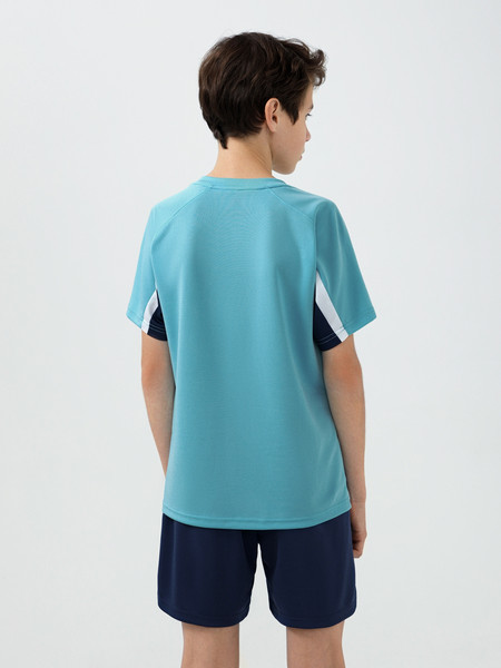 Изображение товара Футбольная форма Kelme Short-Sleeved Football Suit / 8251ZB3002-405 (р.150, голубой/темно-синий)