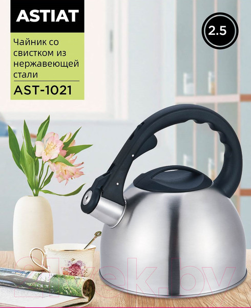 Изображение товара Чайник со свистком Astiat 2.5л AST1021