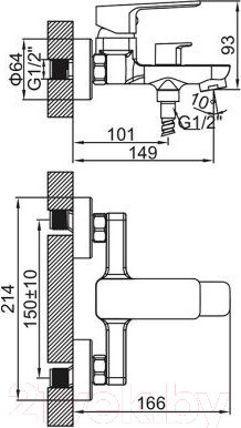 Изображение товара Смеситель Ledeme L3280