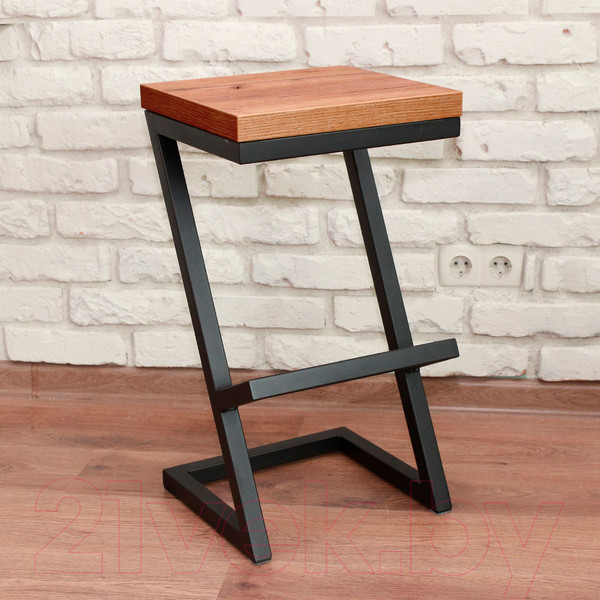 Изображение товара Табурет барный Millwood СДН-6 Бран/L 2 (дуб табачный крафт/металл черный)