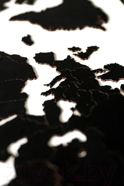 Изображение товара Декор настенный Woodary Карта мира XL / 3203