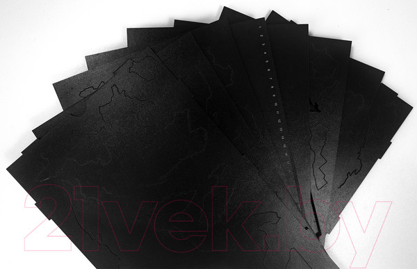 Изображение товара Декор настенный Woodary Карта мира XL / 3203