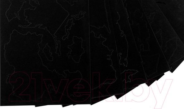 Изображение товара Декор настенный Woodary Карта мира XL / 3203