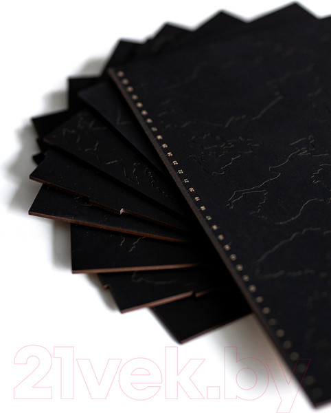 Изображение товара Декор настенный Woodary Карта мира XL / 3203