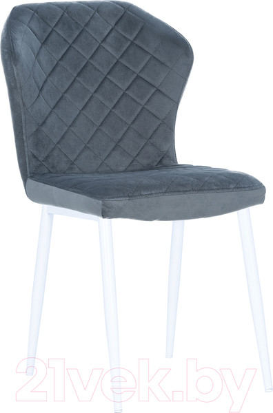 Изображение товара Стул Импэкс Leset Шейл (белый/велюр серый)