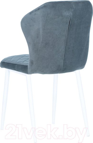 Изображение товара Стул Импэкс Leset Шейл (белый/велюр серый)