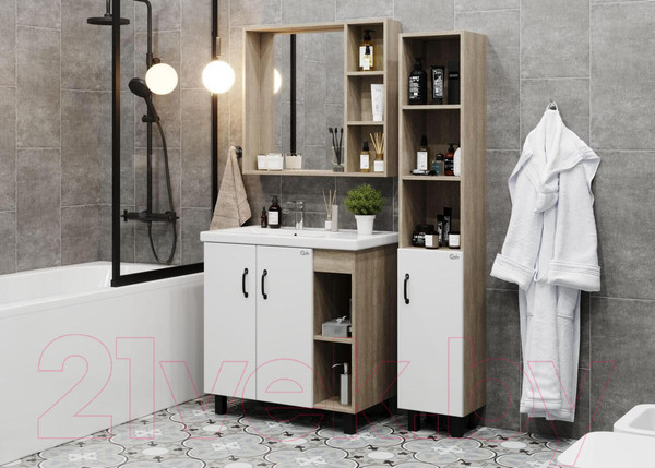 Изображение товара Тумба под умывальник Onika Тимбер 70.10 (107056)