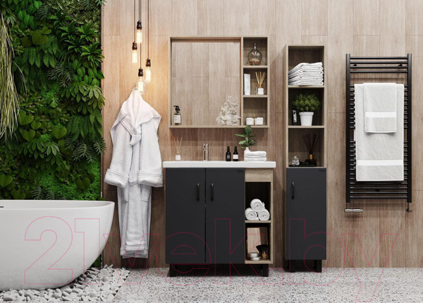 Изображение товара Тумба под умывальник Onika Тимбер 70.10 (107057)