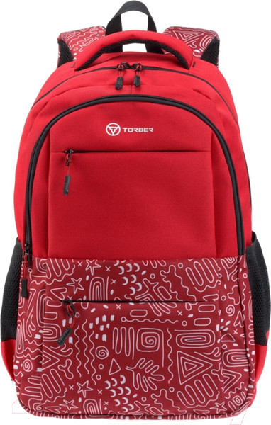 Изображение товара Школьный рюкзак Torber Class X / T2602-22-RED (красный)