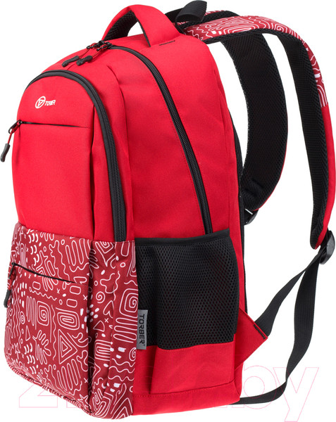 Изображение товара Школьный рюкзак Torber Class X / T2602-22-RED (красный)