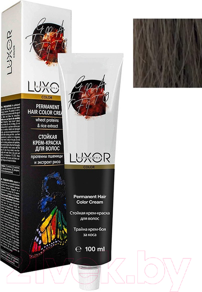 Изображение товара Крем-краска для волос Luxor Professional Стойкая 6.23 (100мл, темный блондин фиолетовый золотистый)