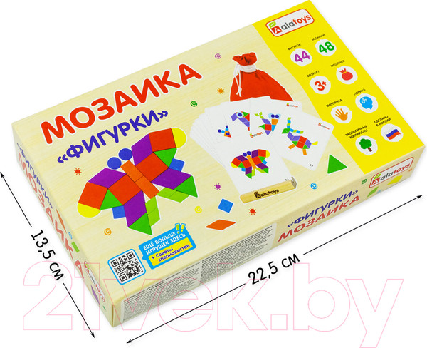 Изображение товара Развивающая игра Alatoys Мозаика Фигурки / МКФ05