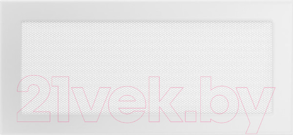 Изображение товара Решетка вентиляционная для камина Fire&Wood Прямоугольная 17x37 (белый)