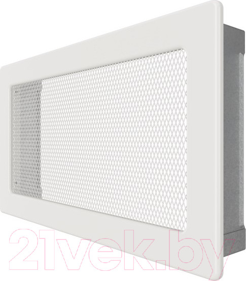 Изображение товара Решетка вентиляционная для камина Fire&Wood Прямоугольная 17x37 (белый)