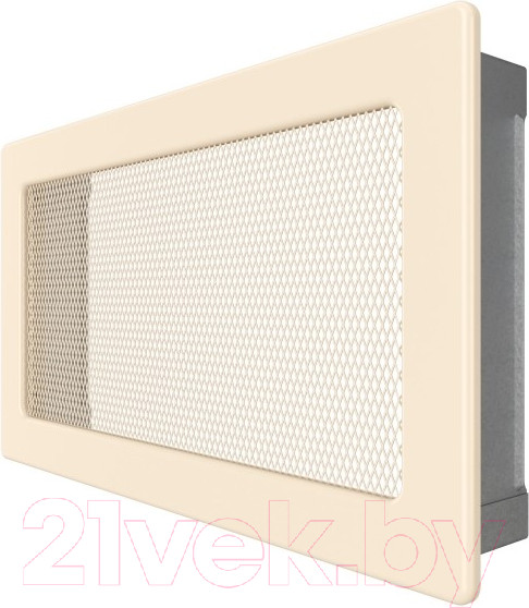 Изображение товара Решетка вентиляционная для камина Fire&Wood Прямоугольная 17x37 (бежевый)