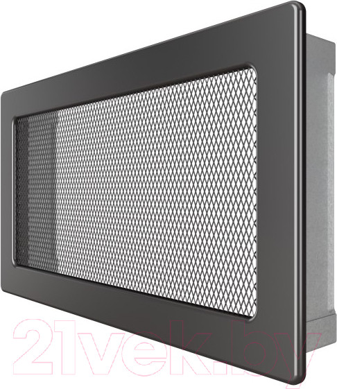 Изображение товара Решетка вентиляционная для камина Fire&Wood Прямоугольная 17x37 (графит)