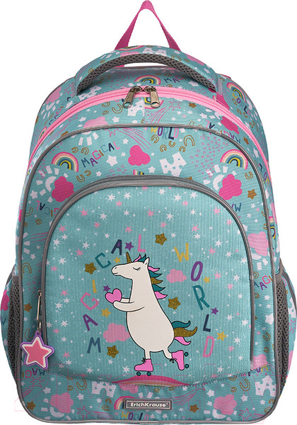 Изображение товара Школьный рюкзак Erich Krause ErgoLine 15L Rainbow Skate / 52603