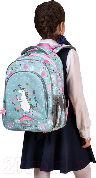 Изображение товара Школьный рюкзак Erich Krause ErgoLine 15L Rainbow Skate / 52603