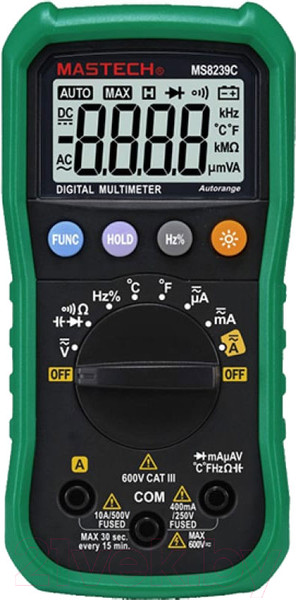 Изображение товара Мультиметр цифровой Mastech MS8239C (13-2020)