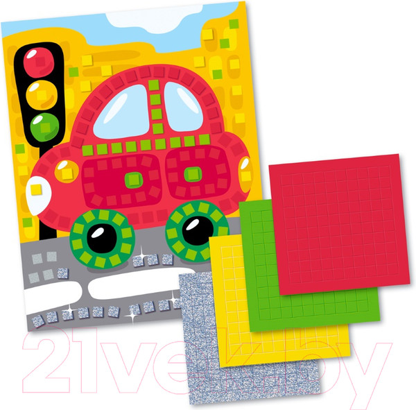 Изображение товара Набор для творчества Десятое королевство Аппликация Машина / 02776