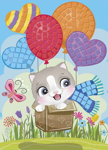 Изображение товара Набор для творчества Десятое королевство Аппликация Кот-путешественник / 04204