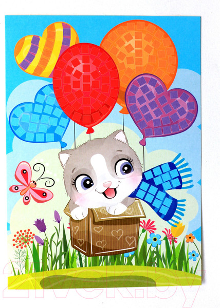 Изображение товара Набор для творчества Десятое королевство Аппликация Кот-путешественник / 04204