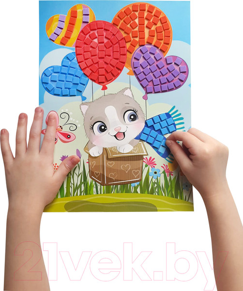 Изображение товара Набор для творчества Десятое королевство Аппликация Кот-путешественник / 04204