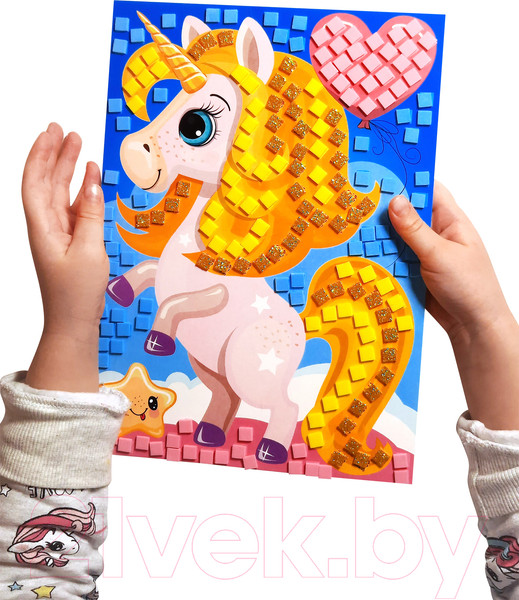 Изображение товара Набор для творчества Десятое королевство Аппликация Единорог / 04206