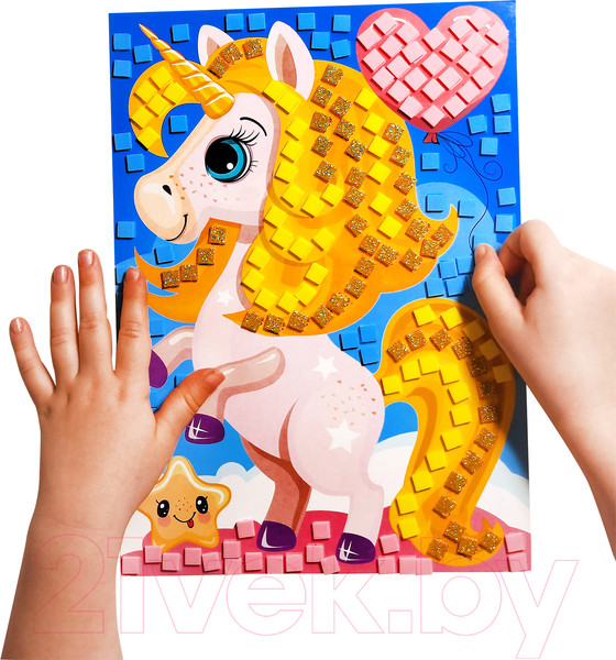 Изображение товара Набор для творчества Десятое королевство Аппликация Единорог / 04206