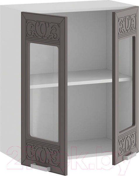 Изображение товара Шкаф навесной для кухни ТриЯ Долорес 1В6С (белый/муссон)