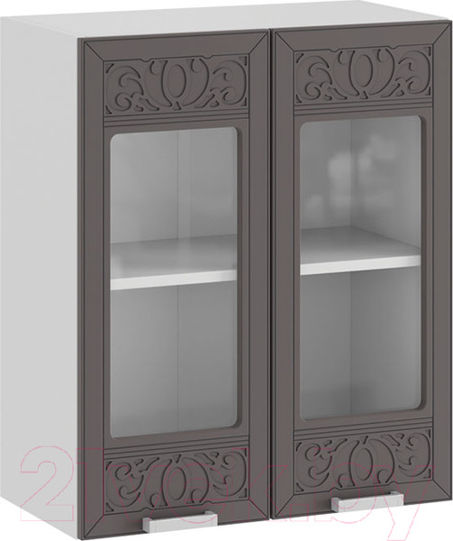 Изображение товара Шкаф навесной для кухни ТриЯ Долорес 1В6С (белый/муссон)