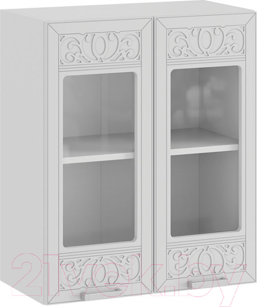 Изображение товара Шкаф навесной для кухни ТриЯ Долорес 1В6С (белый/сноу)
