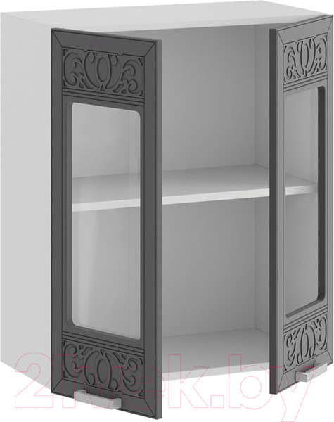 Изображение товара Шкаф навесной для кухни ТриЯ Долорес 1В6С (белый/титан)