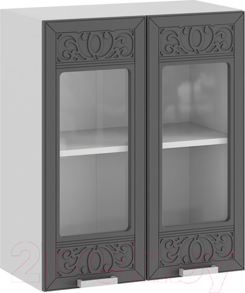 Изображение товара Шкаф навесной для кухни ТриЯ Долорес 1В6С (белый/титан)